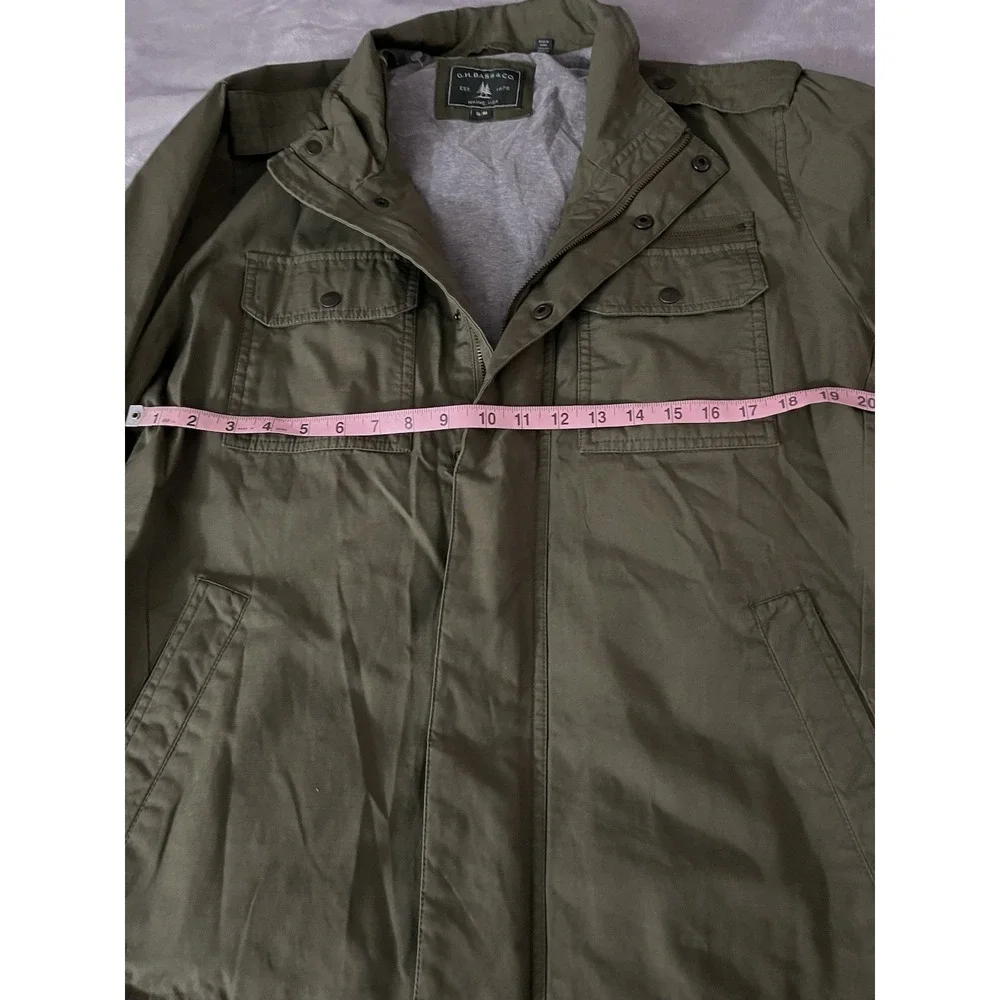GH Bass & Co. Green Men Work‎ Jacket L Outdoor Camping Nature Hunting